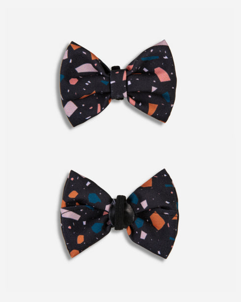Collar con Moño Rocky Negro